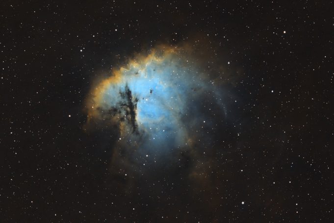 The Pacman Nebula in SHO