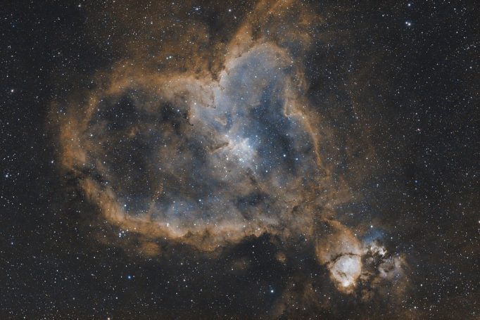 The Heart Nebula in SHO